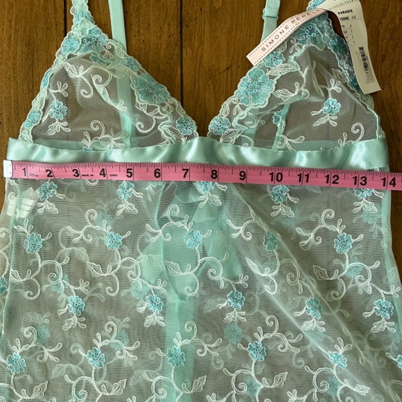 Simone Perele Lacy Babydoll Lingerie Nightgown FR 2 (Small) - Picture 6 of 12